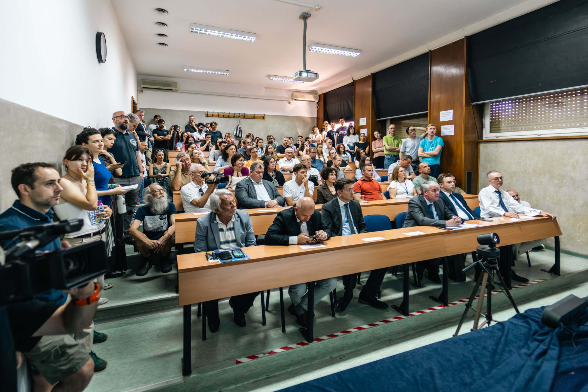Audience at the Ruđer Bošković Institute